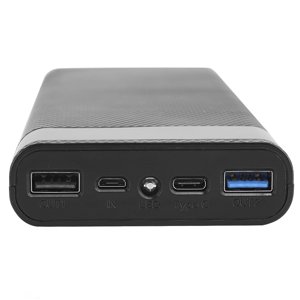 Power Bank Shell DIY Power Bank Shell, DIY Power Bank Accessory Portable Battery Box Shell, Power Bank Kit for DIY Mobile Power black