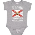 thumbnail image 3 of Inktastic Established March 3, 1845 Florida Flag Boys or Girls Baby Bodysuit, 3 of 5