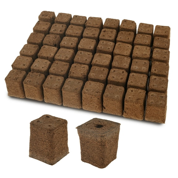 50 Pack Grow Sponges for Hydroponics, Replacement Root Growth Sponges Seed Starter Pods Compatible Refill Pods for Hydroponic Indoor Garden System
