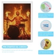thumbnail image 3 of Diamond Art Kit for Adults, Fire Drummer Inferno Blaze Performance Diamond Painting for Adults Beginners, 5D DIY Diamond Art Painting Kits, Colorful Diamond Painting Craft for Home Decor 12x16, 3 of 7