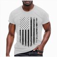 thumbnail image 3 of UAYOTSE USA 4th of July Shirts for Men American Flag Short Sleeve Patriotic Independence Day Tee Top,Sizes XXL, 3 of 5