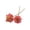 Red, variant on Cadancy Artificial Flowers Oil Painting Style Dahlia Bouquet Set of 2, Realistic Floral Arrangement for Home Living Room Table Centerpiece, Wedding Party Reception Decoration Vase Filler
