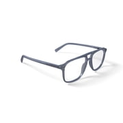 Walmart Men's Trey Aviator Prescription Eyeglasses with Case, Crystal
