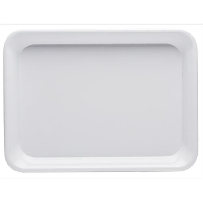 Zak Design White 13132130 ED 9 In. Small Rectangular Tray, Pack Of 6