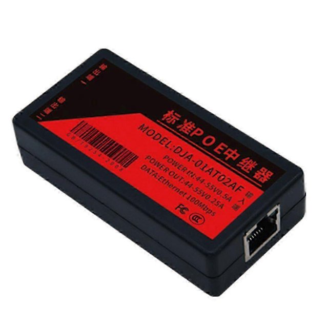 2-Port POE Extender with IEEE 802.3Af Standard for NVR IP Camera & AP IP VOICE Devices