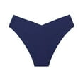 thumbnail image 4 of HAOTAGS Women Thong Panties,Breathable Moisture-Wicking Low-Rise Causal Panties Dark Blue S, 4 of 6