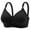 Black, variant on Cathalem Bras for Large Breasts No Underwire Comfort V Neck Bralettes with Support,Grey 52