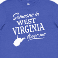 thumbnail image 4 of Inktastic Someone in West Virginia Loves Me Youth T-Shirt, 4 of 5