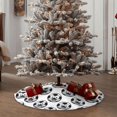 thumbnail image 4 of Defioc Happy Soccer for Christmas Tree Skirt Snowman Xmas Tree Skirt Farmhouse Christmas Decorations Tree Mat for Holiday Party Decor-36", 4 of 6