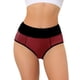 thumbnail image 1 of INSPIRAR CHIC Ropa Interior de Mujer Control de Abdomen de Cintura Alta Braguitas de Color 3XL Burdeos, 1 of 4
