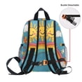thumbnail image 5 of FORMRS School Backpack with Front Zippered Pocket 12" Elementary Student Travel Daypack, Rainbow with Stars, 5 of 6