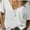 White, variant on Women Large V-Neck Short Sleeve Bottoming Shirt