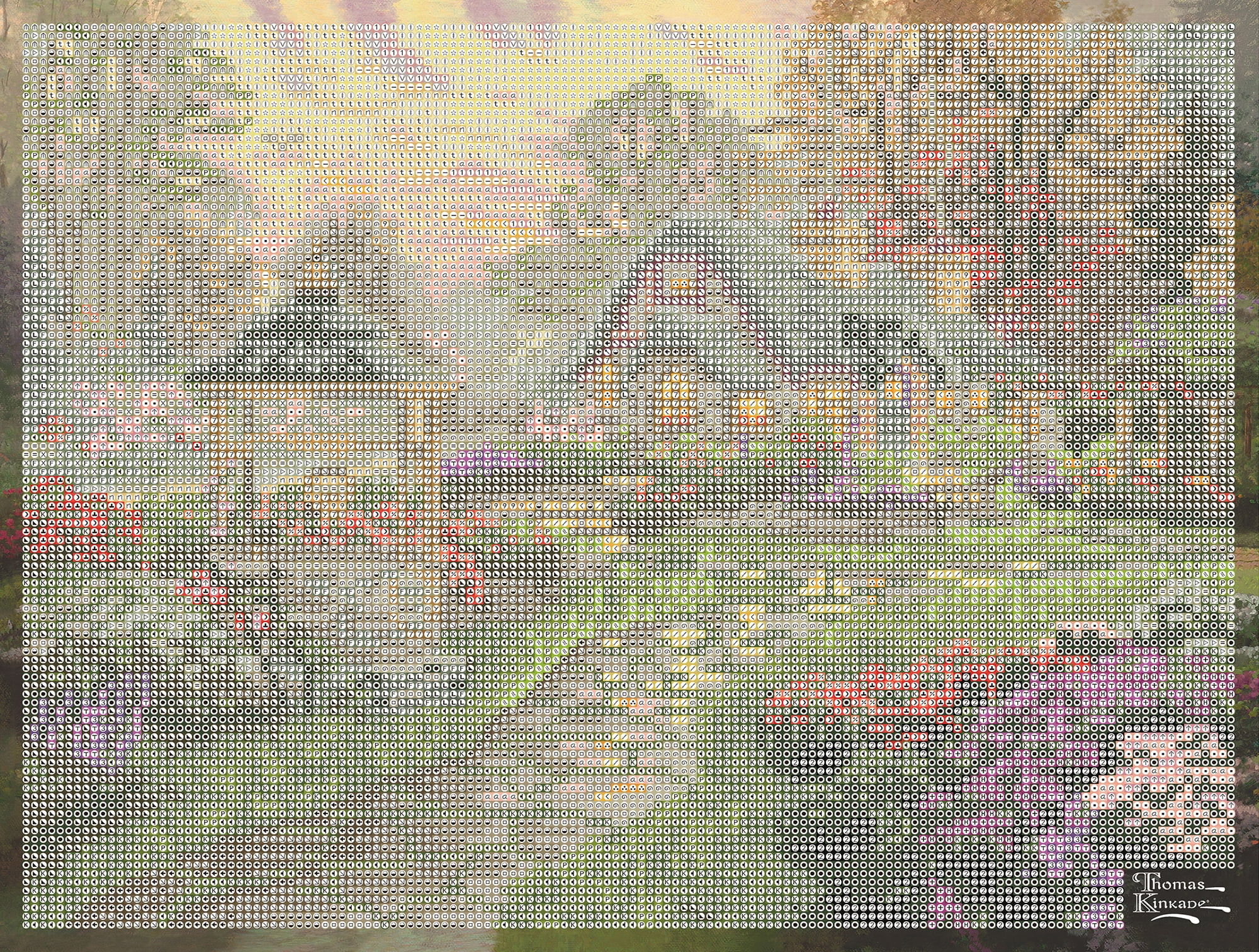 DIAMOND DOTZ® Make a Wish Cottage (Thomas Kinkade) Special Edition Diamond Painting Kit