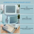 thumbnail image 7 of AOSUI Covered Cat Litter Box extra large litter box odor filter Front Entry Top Exit Litter Box with Lid for Cats, enclosed Cat Potty with Cat Litter Scoop and Cat Litter Mat Easy Clean, 7 of 7