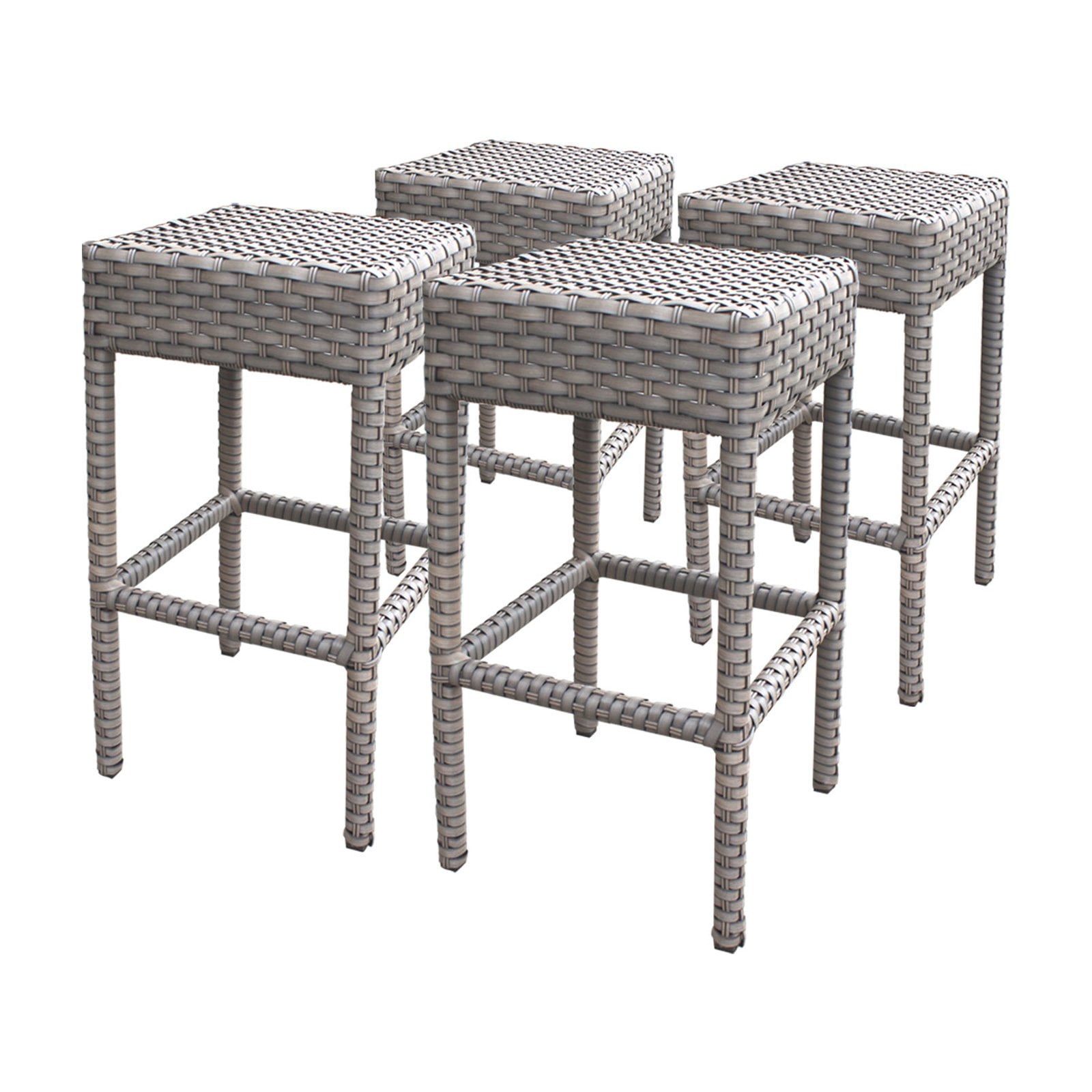 Backless Wicker Bar Stools Stools Item