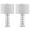 Clear / Off White, variant on SAFAVIEH Frances 25 in. H Crystal Glam Table Lamp, Clear, Set of 2