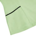 thumbnail image 5 of Scrub Sets for Woman Two Piece Nurse Working Uniforms V-Neck Short Sleeve Tops & Elastic Waistband Scrub Pants with Pockets Mint Green S-3xL, 5 of 9