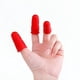 thumbnail image 3 of 12 protectores de dedos de silicona para pistola de pegamento caliente, para cera, colofonia, resina, miel, adhesivos, álbumes de recortes, costura, en 3 tamaños, 3 of 6