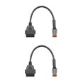thumbnail image 1 of Sidaley 6PIN TO 16PIN Conversion Line Adapter Accessories Professional Motorcycle Tools Wire Scan Plug Extension Converter Type1 NO1, 1 of 6