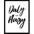 thumbnail image 1 of Qisvanset Daily Hazy Day Typography Canvas Wall Art 15.75x11.81 Inches, 1 of 8