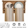 thumbnail image 5 of Brown Ombre Kitchen Towels Set of 4, Vintage Country Wooden Absorbent Dish Towels for Kitchen, Microfiber Hand Towel, Quick Drying Tea Towel for Cleaning Decorative Dishcloths, 5 of 7