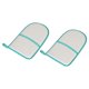 thumbnail image 2 of 2 guantes de planchado resistentes al vapor para planchas de ropa, impermeables y resistentes al calor. gris claro, 2 of 9