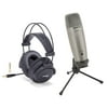 Samson C01U Pro Condenser Microphone with SR880 Closed-Back Headphones Bundle