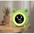 thumbnail image 1 of AURA Small Alarm Clock Smart Night Light Little Frog Led Clock Usb Charging Small Night Light Green Alarm Clock_Perfect Gift, 1 of 4