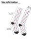 thumbnail image 2 of Balery Red Blue Polka Dots Calcetines novedosos Calcetines deportivos Calcetines hasta la rodilla Calcetines de algodón Calcetines originales y geniales, 2 of 6