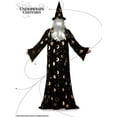 thumbnail image 2 of Celestial Wizard Robe Black Classic Adult Costume Size Standard, 2 of 2