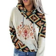 thumbnail image 2 of Gibobby Sudadera de mujer, Cómodo Sudadera Dama Color Negro Jaspe para Mujer(Dolado,G), 2 of 5