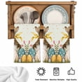 thumbnail image 5 of Easter Bunny Eggs Kitchen Towels Set of 2, Spring Tulip Daisy Flowers Leaves Pastoral Absorbent Dish Towels for Kitchen, Microfiber Hand Towel, Quick Drying Tea Towel for Cleaning Dishcloths, 5 of 7