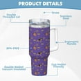 thumbnail image 5 of Sikiie German Shepherd Dog Insulated Stainless Water Bottle Lid Travel Mug Cup Insulated Tumblers Cup 40oz Ice Bully With Handle, 5 of 8