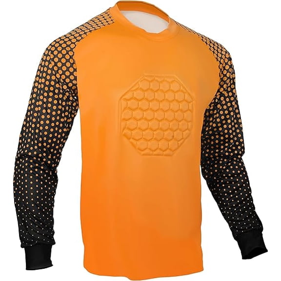 Soccer Goalie Shirt, Padded Goalkeeper Jersey