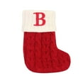 thumbnail image 3 of 1~8PCS New Year Christmas Socks Red Snowflake Alphabet Letters Christmas knitting Stocking Christmas Tree Decoration For Home, 3 of 5