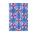 thumbnail image 6 of Birthday Party Garden Flags Outdoor Patio Decoration Flags 28x40in Cute Pink Bows, 6 of 6