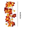 thumbnail image 3 of Fgbetcv Fall Decorations for Home Maple Leaf Pumpkin Lights,Fall Decor Fall Garland with Pumpkin Lights,20Ft Waterproof Battery Operated Thanksgiving Fall Decorations for Home Indoor Outdoor, 3 of 3