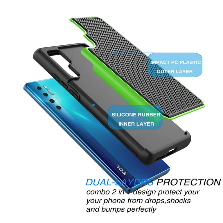 Galaxy S24 5G Cases, Sturdy Phone Case for Samsung S24 5G , Njjex Full-Body  Shockproof Protection Heavy Duty Armor Hard Plastic & Shock Absorption Rubber  Rugged Bumper 3-in-1 Case Cover - Blue 