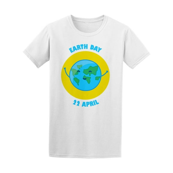 Fun Earth Day April 22 T-Shirt Men -Image by Shutterstock, Male Large