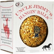 Uncle Jimmys 2 Pack Of Hanging Ball Apple Flavored Treats For Horses, 3 Pound Each