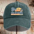 thumbnail image 2 of MIASHUI Casquette de Baseball Hommes Femmes Classique Ajustable Chapeau de Sport Extérieur, Vert, 2 of 3