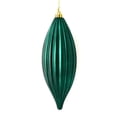 thumbnail image 1 of Vickerman M183262S 8 in. Sea Blue Shiny Line Finial Ornament  4 per Bag, 1 of 1