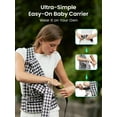 thumbnail image 6 of Grownsy Baby Carrier for Newborn to Toddler, Ergonomic, Comfortable and Lightweight, Hands-Free, Head Support, 7-44lbs, Perfect for Travel and Hiking, 6 of 9