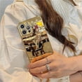 thumbnail image 4 of Logotipo De Oro De Lujo Con Revestimiento Dorado Funda De Silicona Flexible Compatible Con IPhone 14 Plus 13 12 11 Pro Max XS XR X 8 7, 4 of 4