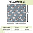 thumbnail image 2 of King Charles Cavalier Square Fitted Tablecloth with Elastic Edge,Square Table Cover,Washable Elastic Table Cover for Home Kitchen Party Decor 34"x34", 2 of 6