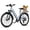 Blue, variant on ECLIO 26 inch Adult Electric Bike, 750W Peak Commuter Ebike,Step-thru Electric Commuter Bike for Woman, Electric Mountain Bike 50 Mile Range, 20 mph, 7-Speed,UL2849 Pink