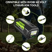 40 Volt 8.0Ah OP40601 Replacement for Ryobi 40V Lithium-ion Battery OP4050 OP4040