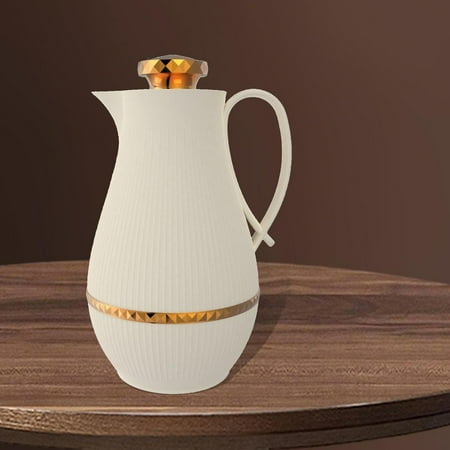 

Tongina Arab Insulated Coffee Carafe Beverage Dispenser Tea Kettle Coffee Pot for Hot Cold Water Bedside Gatherings Office Home