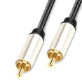 thumbnail image 2 of Audio Cable, Pure Sound Quality RCA Male to Male HiFi 5.1 SPDIF Stereo Audio Cable for Home Theater, HDTV, Amplifier Speaker, 2 of 8