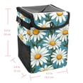 thumbnail image 5 of Daisy Foldable Car Trash Can with Lid, Leak-proof Hanging Storage Bag - Car Garbage Can, Trash Can for Car, Car Trash Bin, 5 of 6
